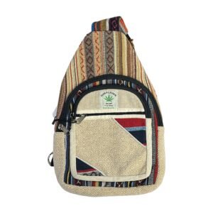 Earth-Tone Stripe & Diagonal Patchwork