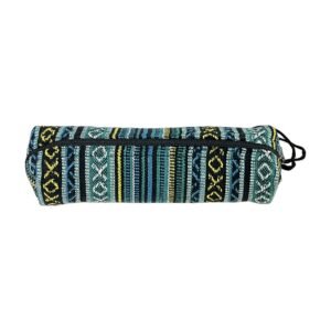 Teal & Yellow Geometric Stripe